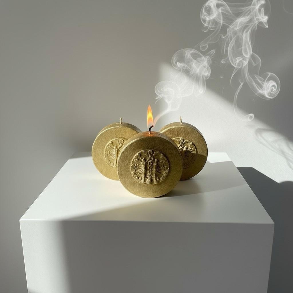 Gemini Zodiac Energy Refill Set – Set of 3 Ritual Candle Refills