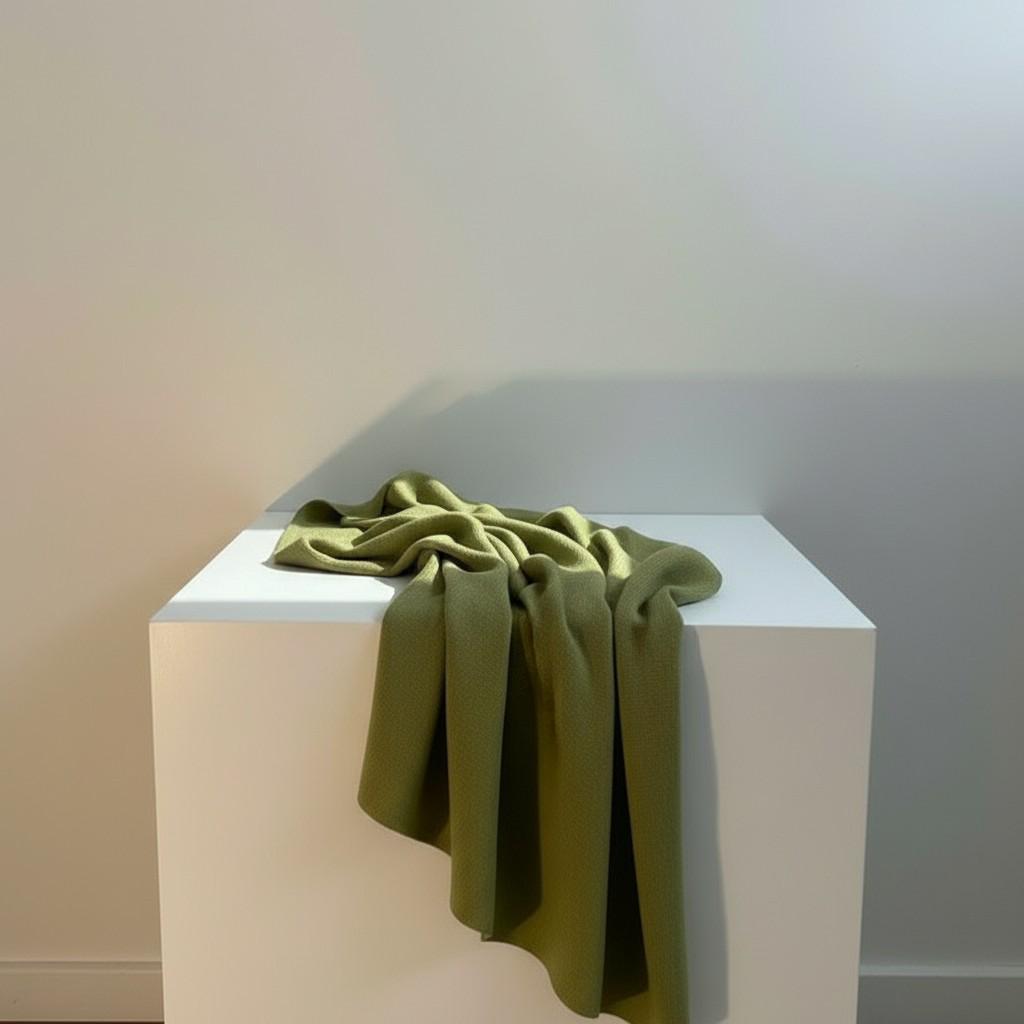 Sage Green Linen Table Runner 50x150 cm – Calm Natural Table Styling | EVA HOME WORLD