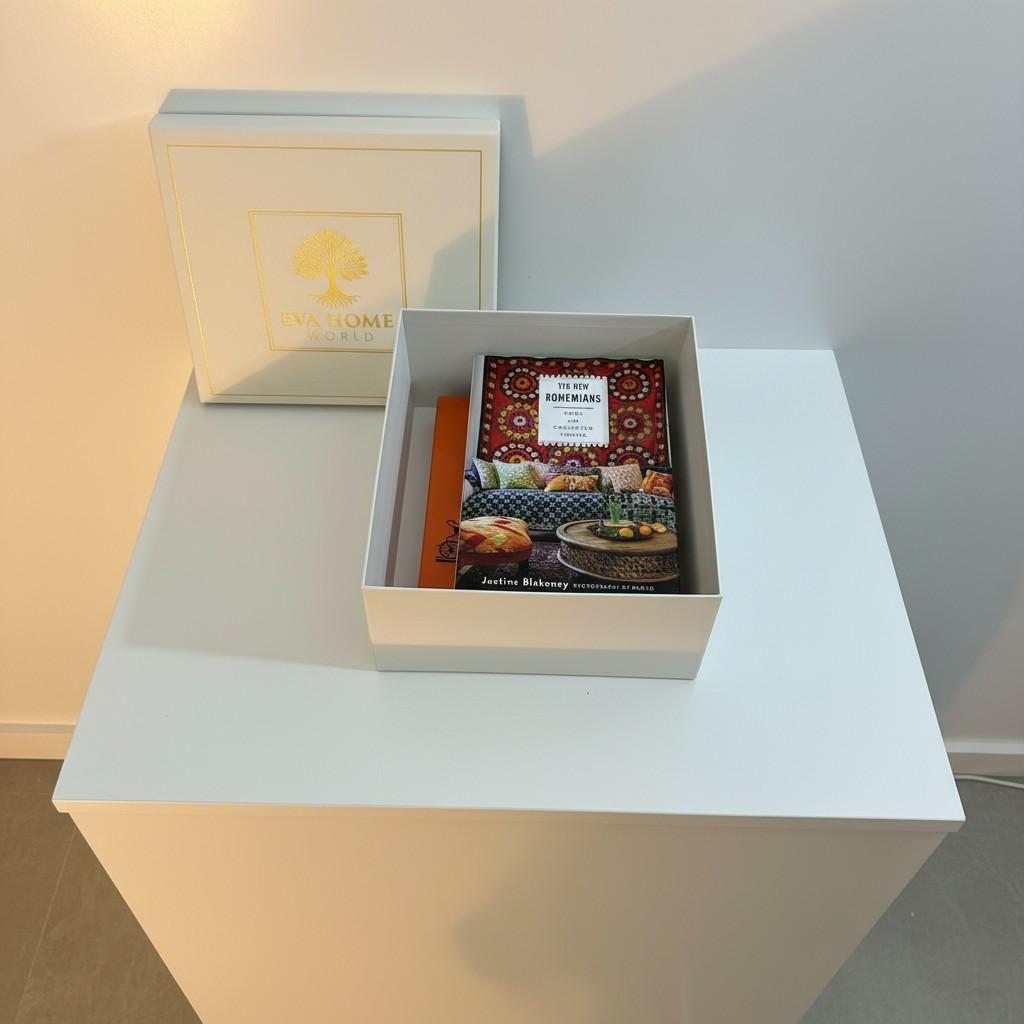 Luxury Decorative Book Box Set (2 Pieces) — Hermes & Bohemians Coffee Table Decor