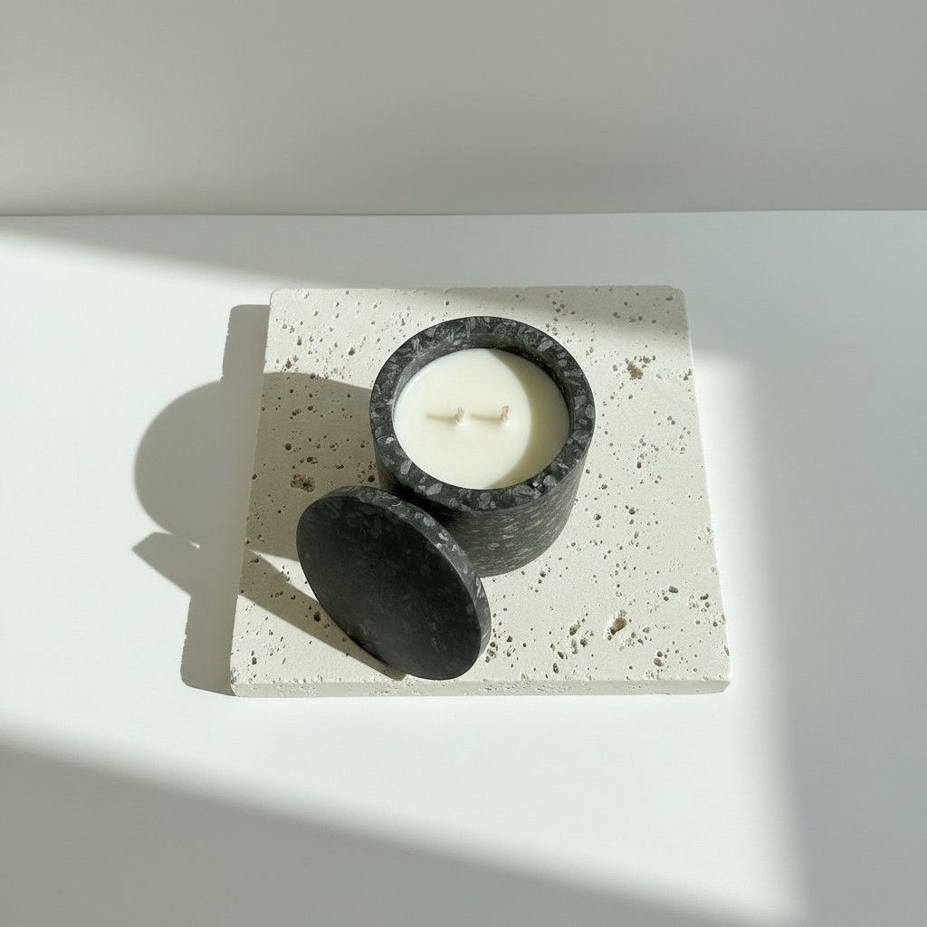 Royal Spice – Tiger Eye Energy Ritual Candle | Luxury Crystal Soy Candle