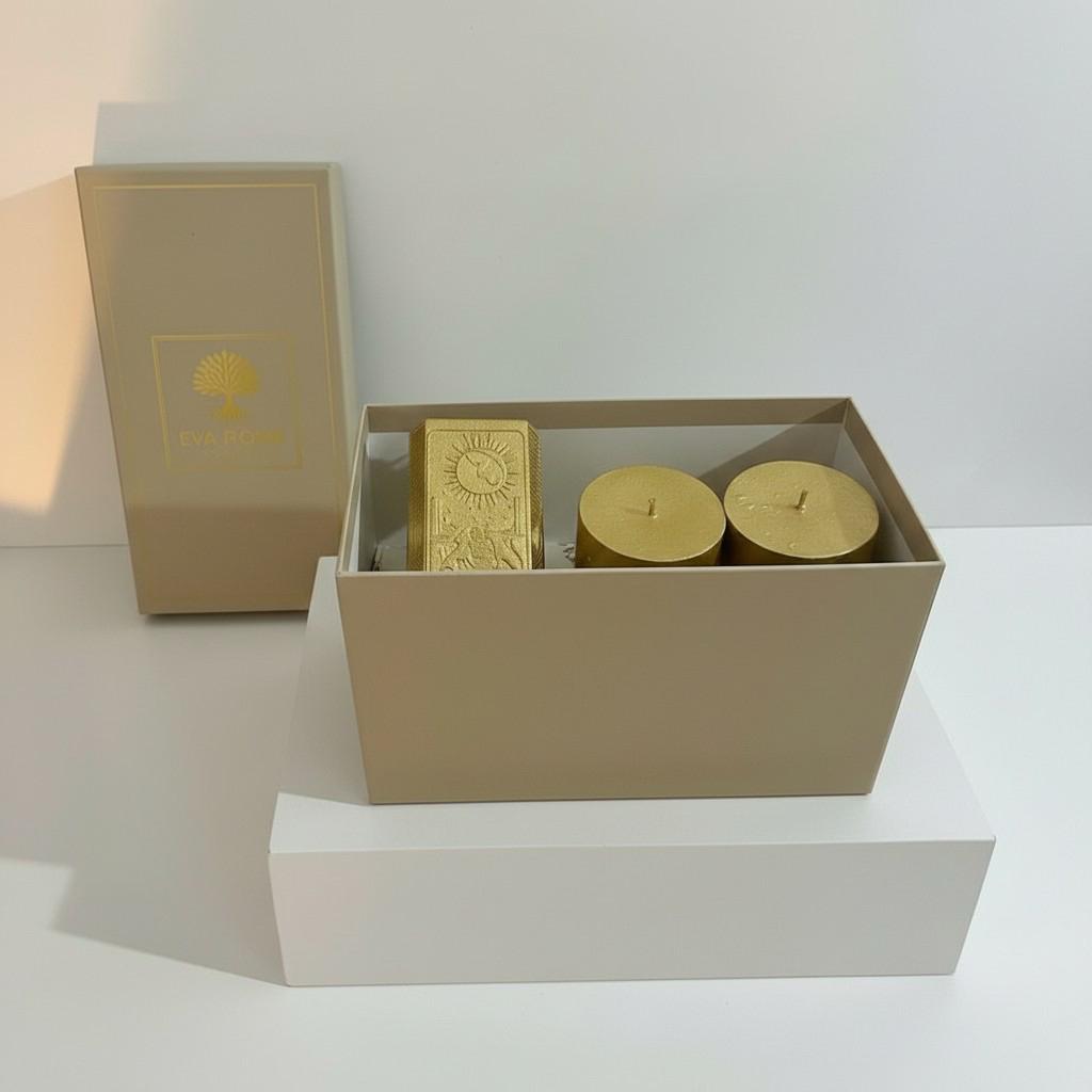 Earth Harmony Tarot Ritual Refill Set – Set of 3 Balance & Grounding Energy Candles