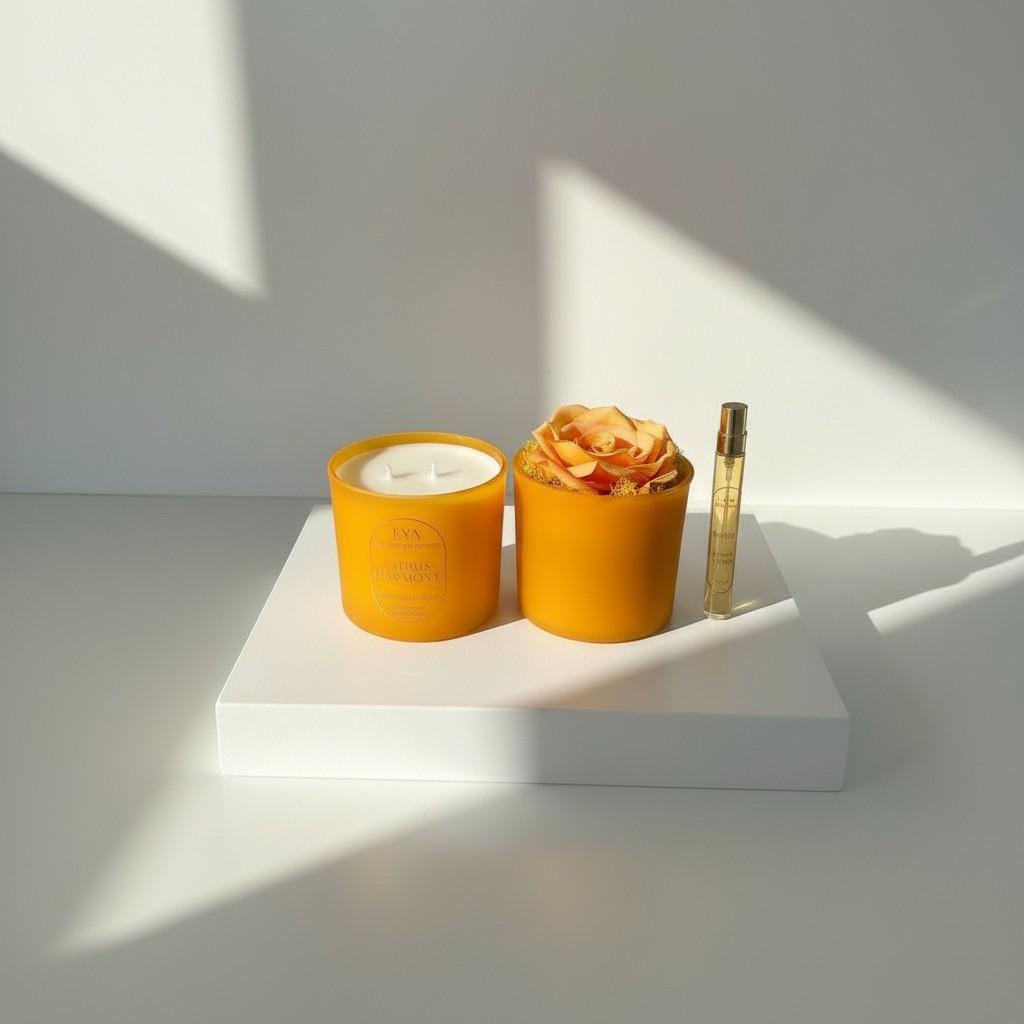 Citrus Harmony – Fresh Start & Clarity Energy Ritual Set (Glass Edition)