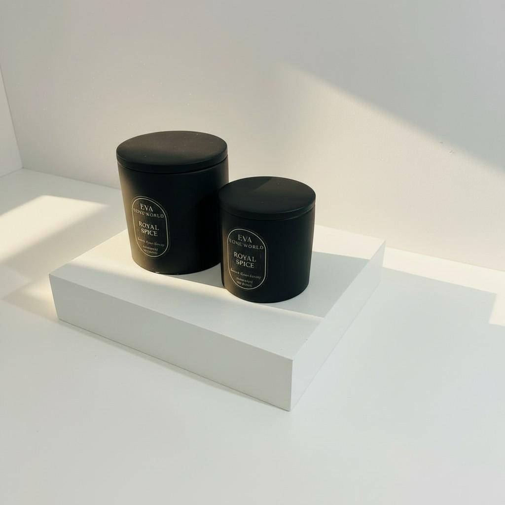 Royal Spice – Strength & Success Energy Candle Set (10×10 + 8×8 Luxury Soy Wax)