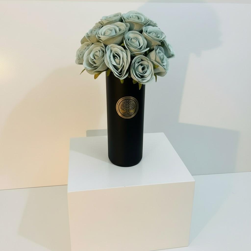 Royal Spice Tall Decorative Vase 10x25 — Luxury Ritual Interior Piece