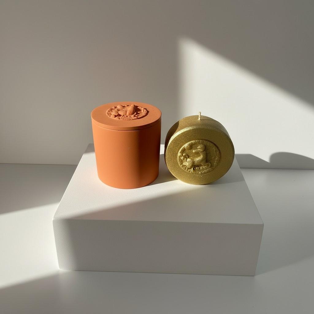 Sagittarius Zodiac Candle Set – Sagittarius Vessel with Energy Refill