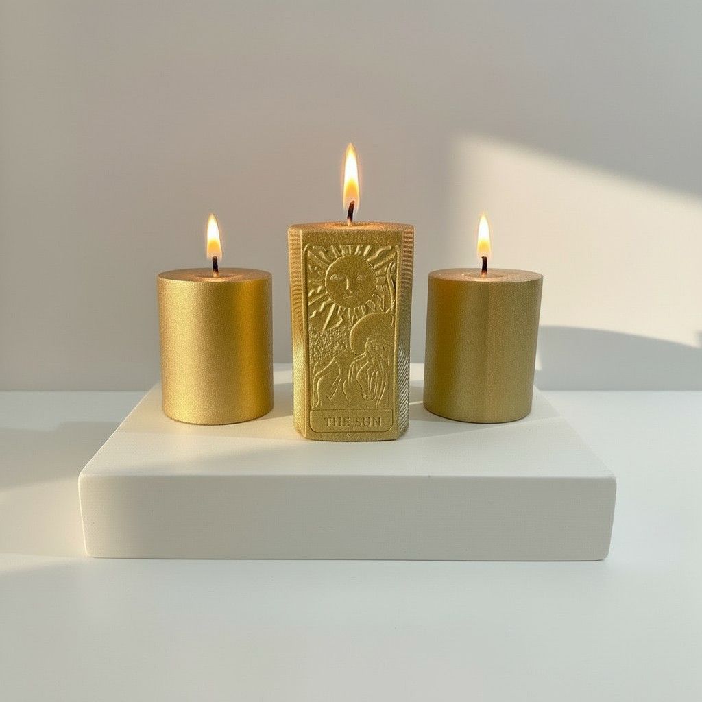 Velvet Rose Tarot Ritual Refill – Set of 3 Love & Grace Energy Candles