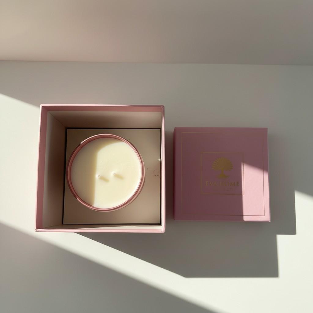 Luminous Bloom – Light & Elevation Energy Candle (Glass Luxury Soy Wax)