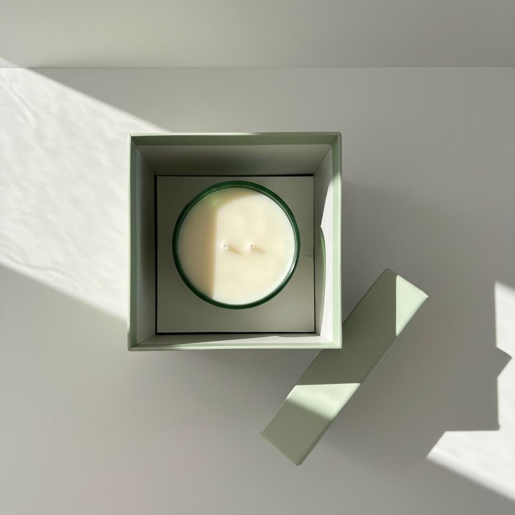 Sacred Oud – Cleansing & Depth Energy Candle (Glass Luxury Soy Wax)
