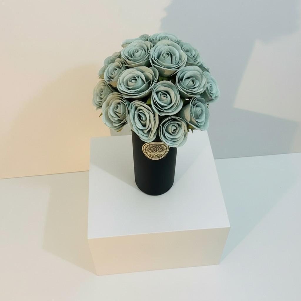 Royal Spice Tall Decorative Vase 10x25 — Luxury Ritual Interior Piece