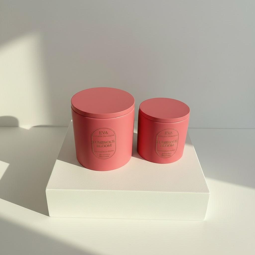 Luminous Bloom – Awakening & Light Energy Candle Set (10×10 + 8×8 Luxury Soy Wax)
