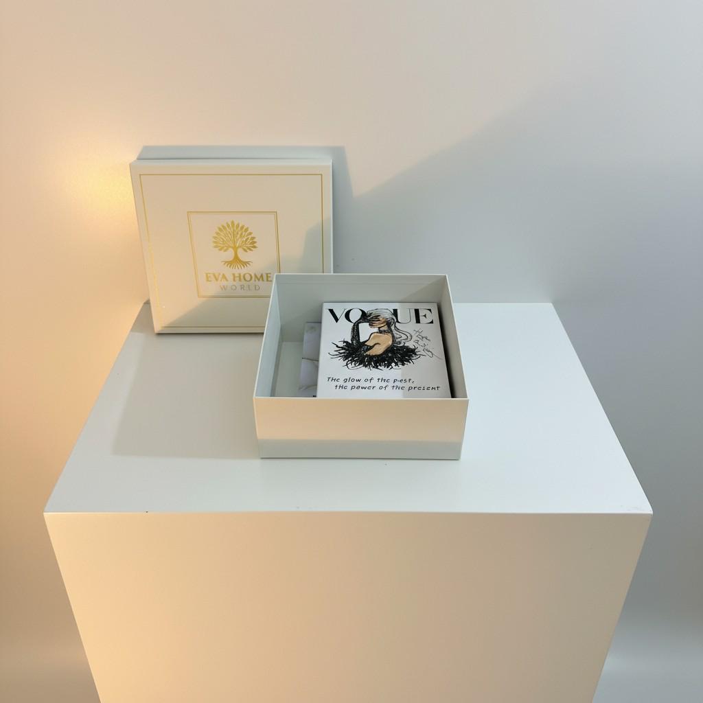 Luxury Decorative Book Box Set — Vogue & Christian Dior — Elegant Coffee Table Decor