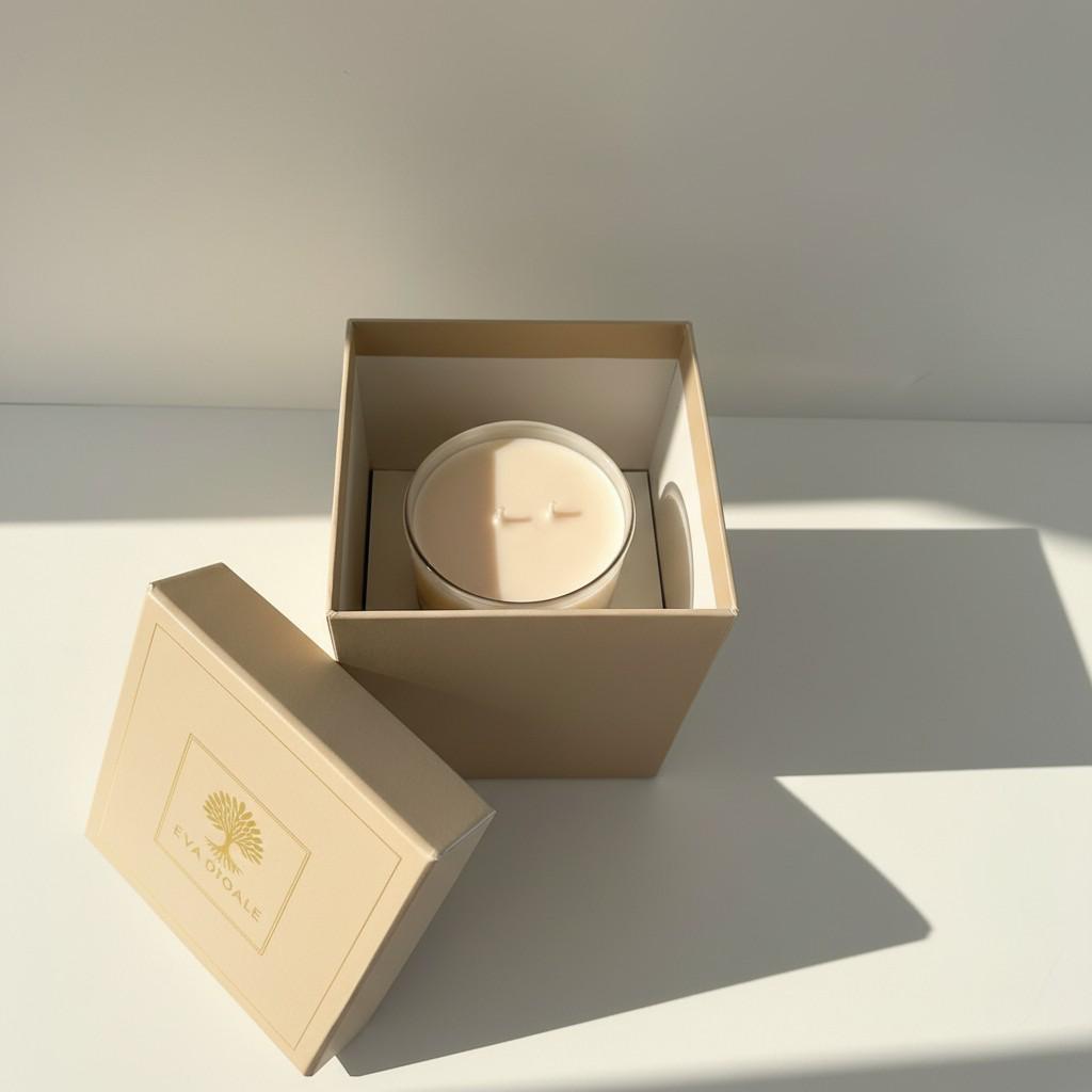 Earth Harmony – Abundance & Grounding Energy Candle (Glass Luxury Soy Wax)
