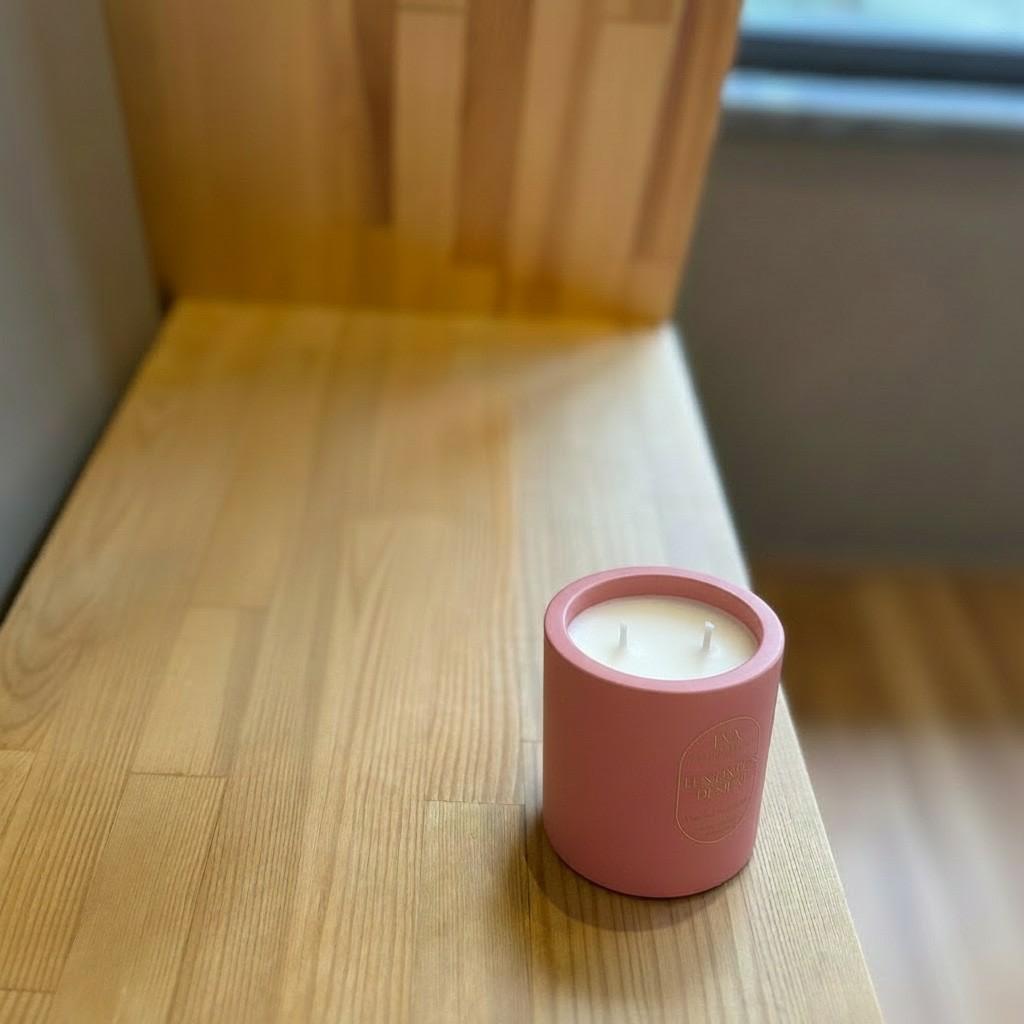 Luminous Bloom – Light & Self-Awareness Energy Candle (10x10 cm Luxury Ritual Edition)