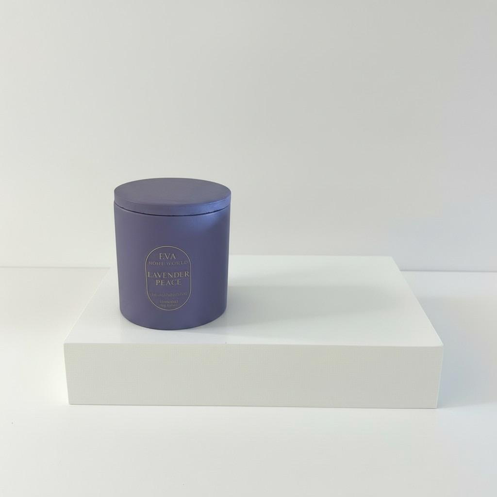 Lavender Peace – Stillness & Clarity Energy Candle (10x10 cm Luxury Ritual Edition)