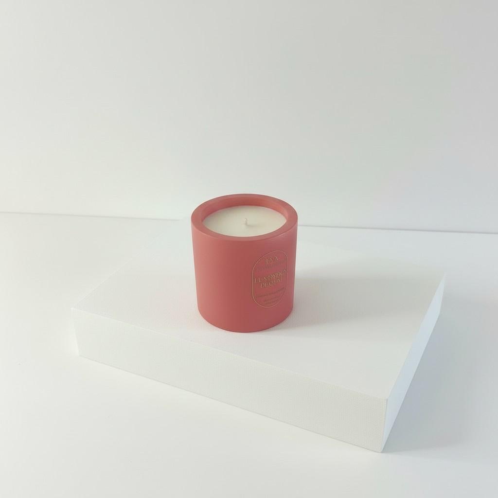 Luminous Bloom – Light & Self-Awareness Energy Candle (10x10 cm Luxury Ritual Edition)