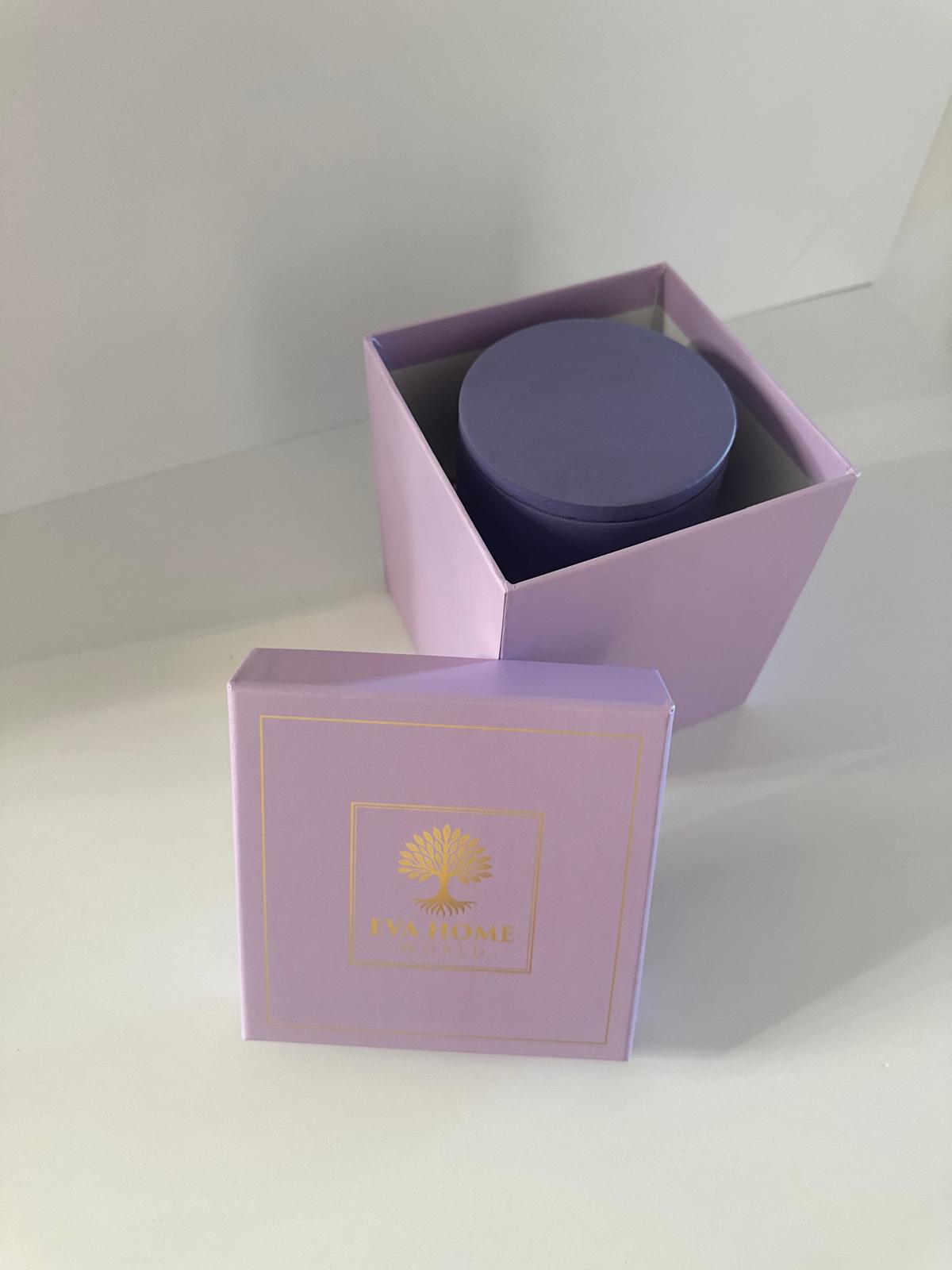 Lavender Peace – Stillness & Clarity Energy Candle (10x10 cm Luxury Ritual Edition)