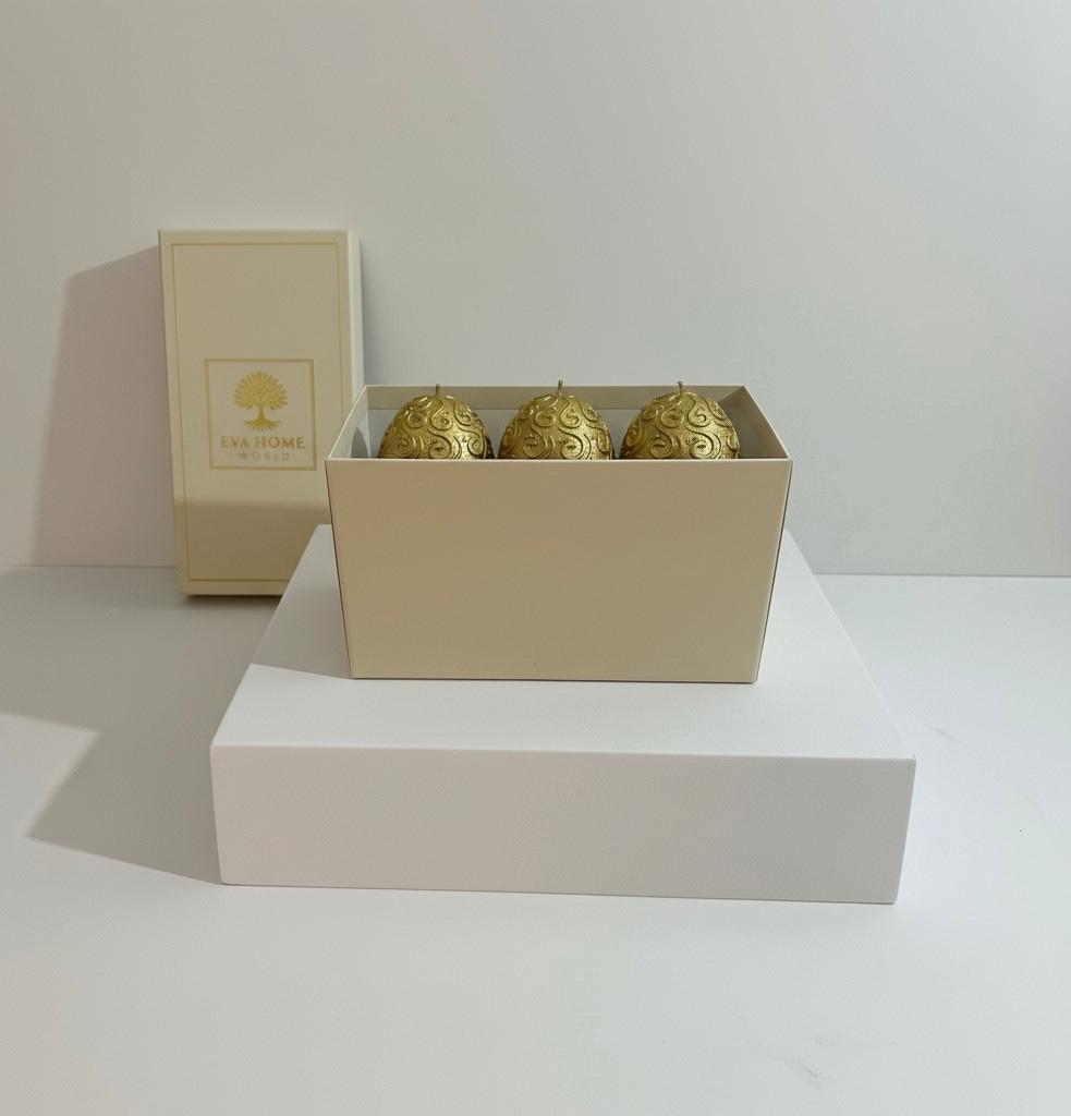 Golden Signature Egg Energy Refill – Set of 3 | Light & Renewal Ritual Edition