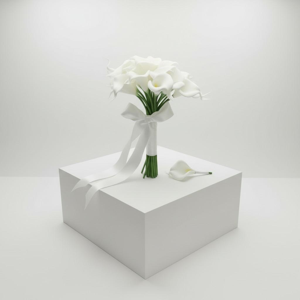 Classic Calla Bridal Bouquet | Calm Luxury Wedding Ritual Flowers