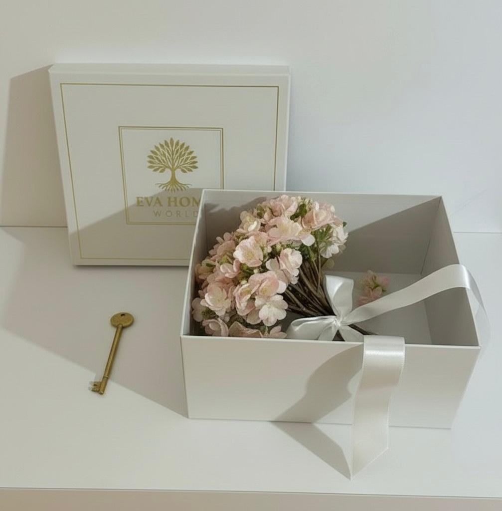 Classic Dream Jasmine Bridal Bouquet — Soft Blush Calm Luxury Wedding Flowers