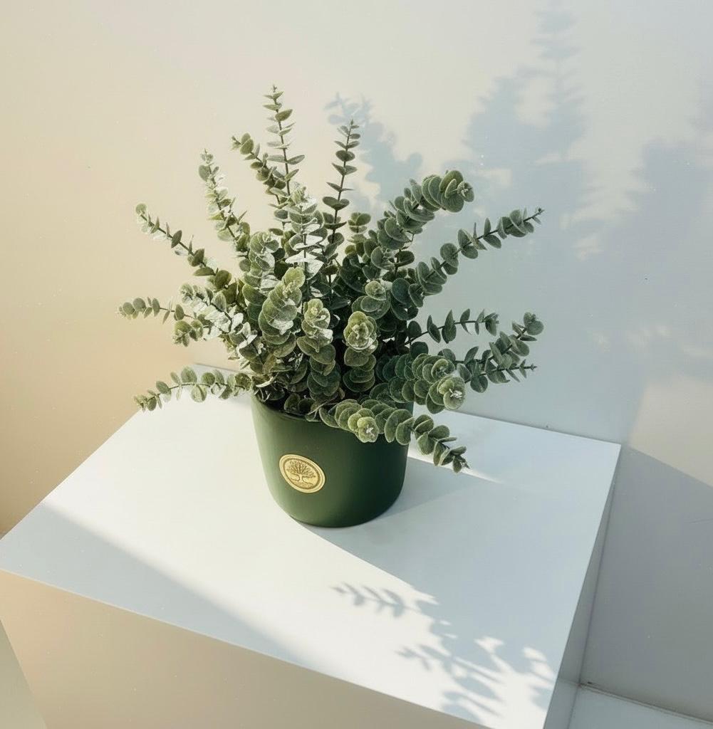 Sacred Oud Medium Decorative Vase 20x20 — Luxury Ritual Interior Piece