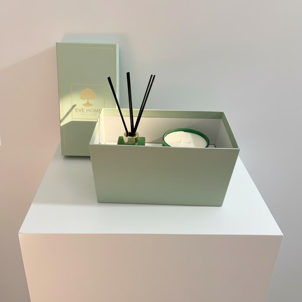 Sacred Oud Reed Diffuser & Glass Candle Set | Energy Fragrance Collection