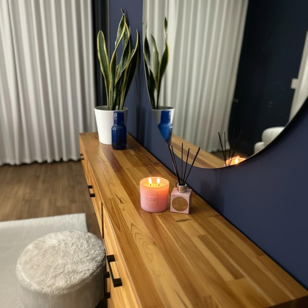 Luminous Bloom Reed Diffuser & Glass Candle Set | Energy Fragrance Collection