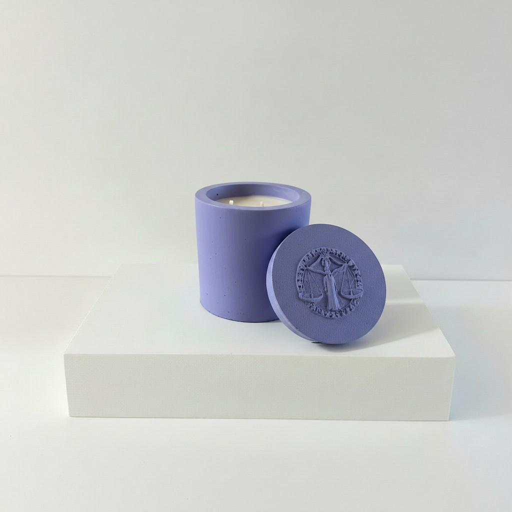 Libra – Zodiac Energy Candle | Sacred Harmony Ritual