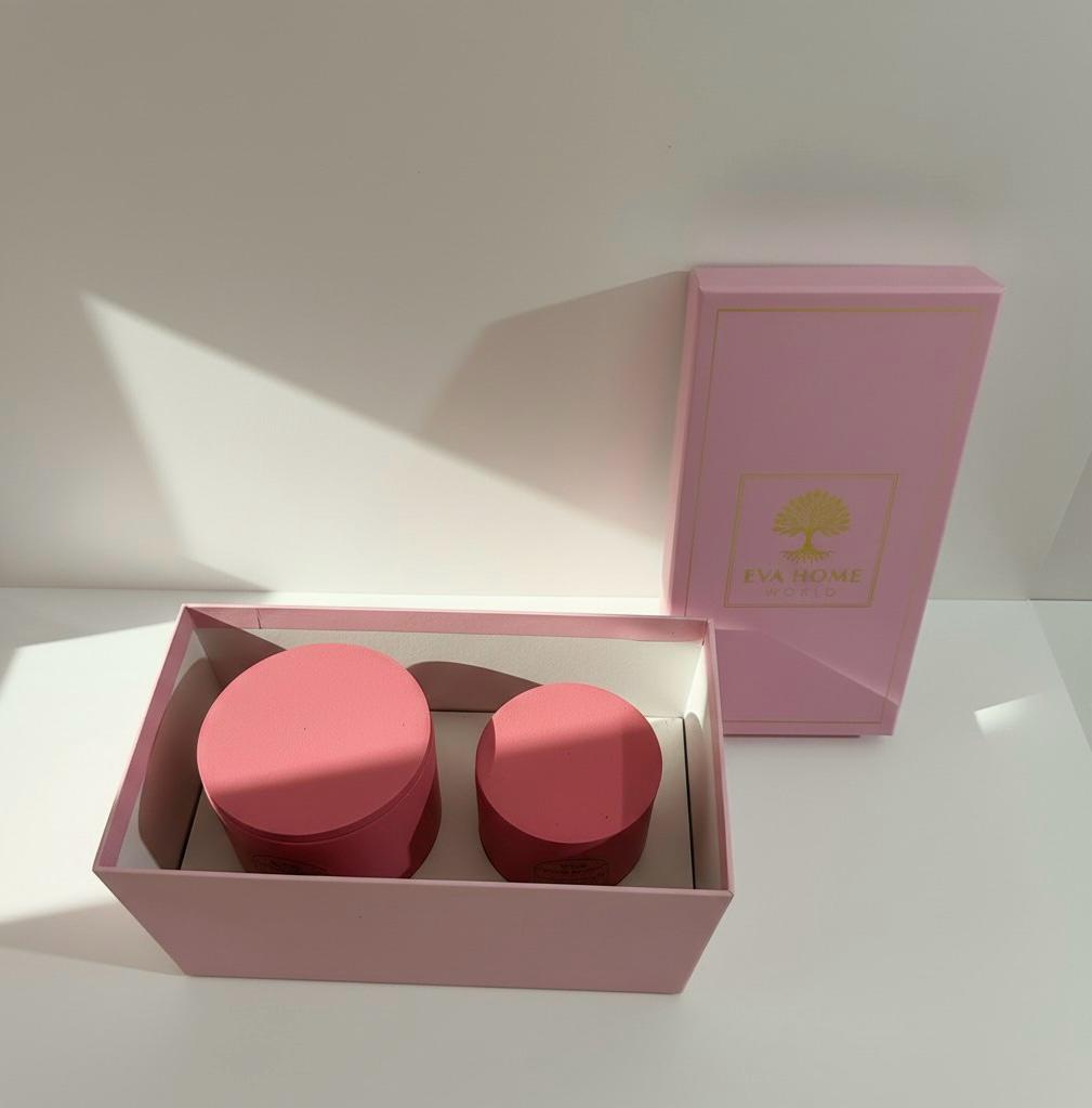 Luminous Bloom – Awakening & Light Energy Candle Set (10×10 + 8×8 Luxury Soy Wax)