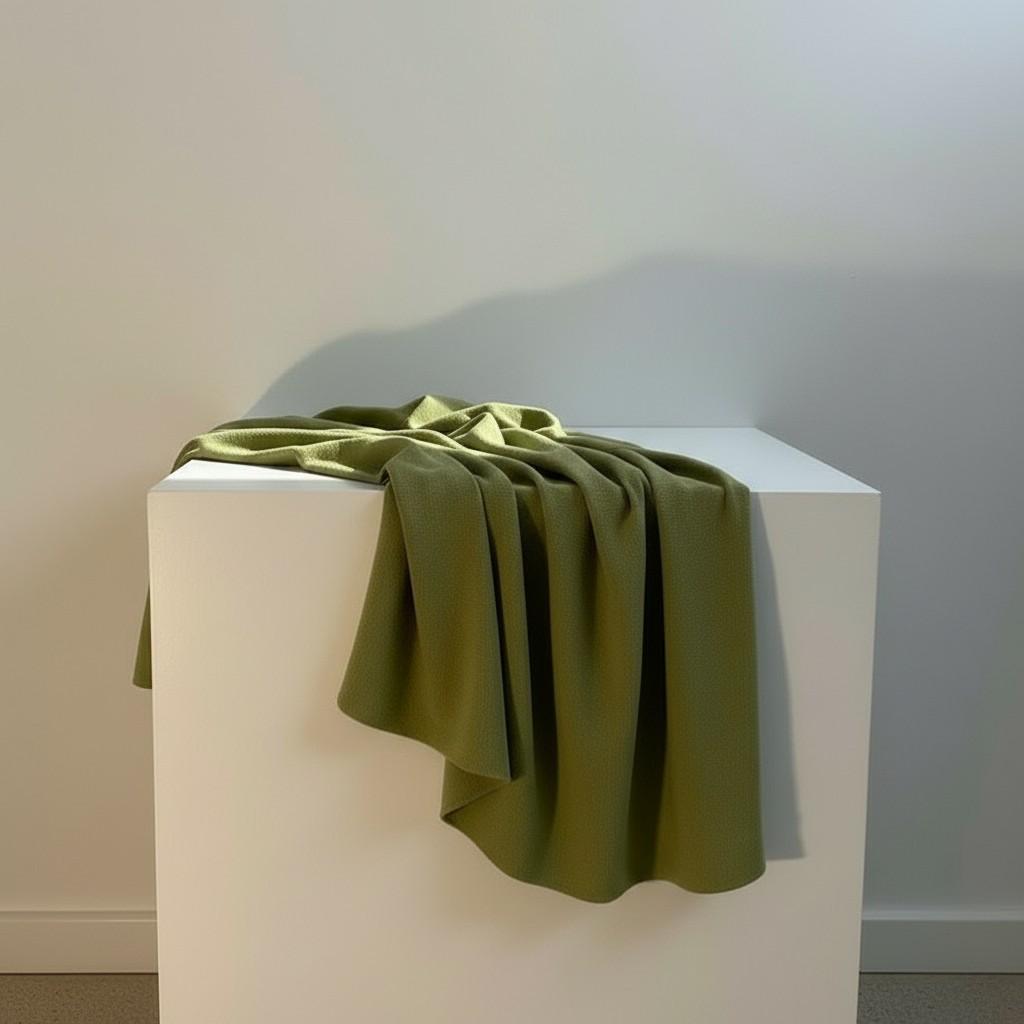 Sage Green Linen Table Runner 50x150 cm – Calm Natural Table Styling | EVA HOME WORLD
