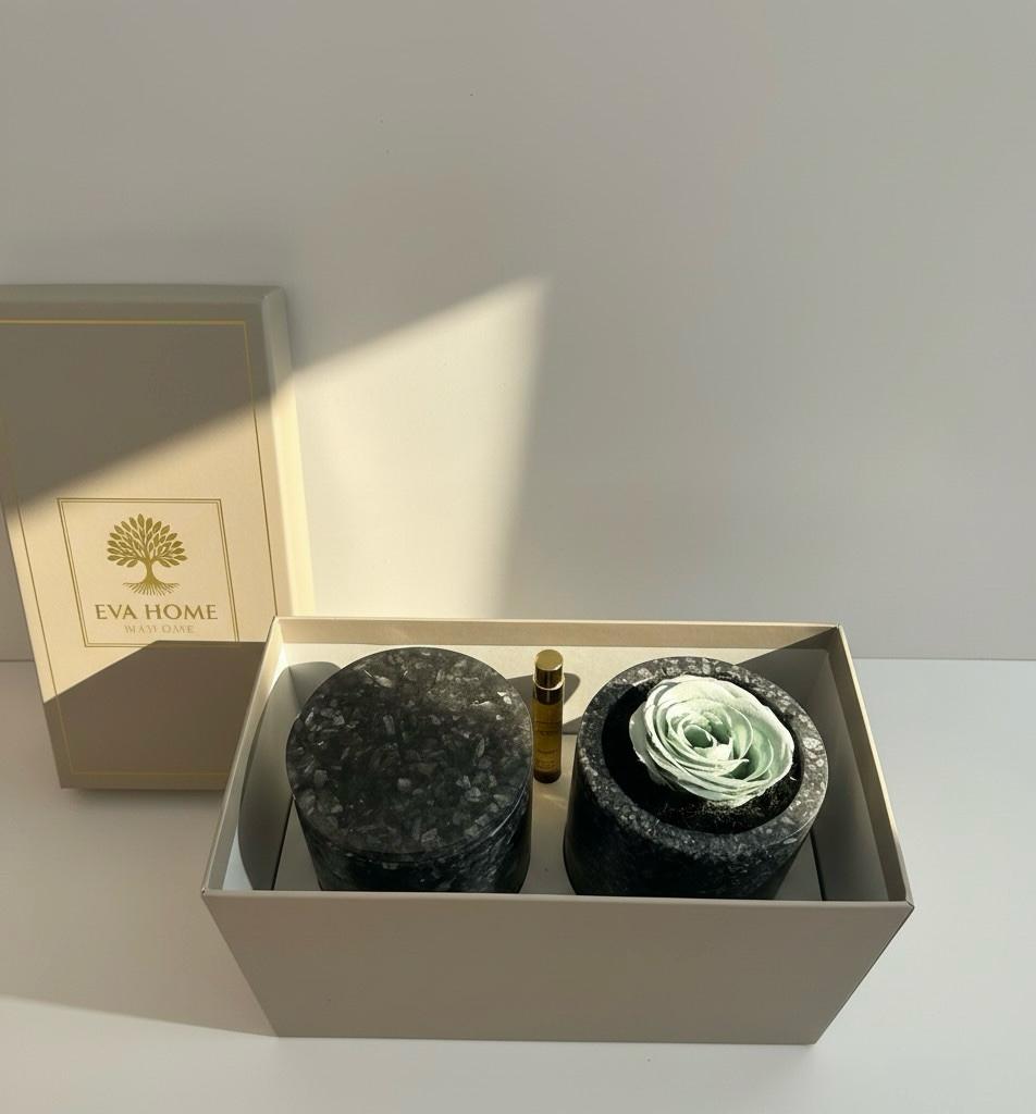Royal Spice – Tiger Eye Energy Ritual Candle | Luxury Crystal Soy Candle