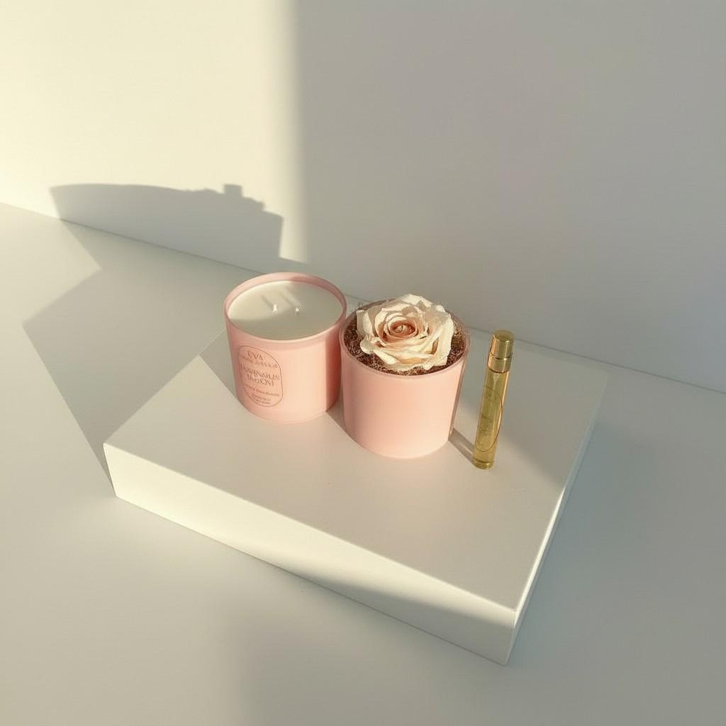 Luminous Bloom – Light & Elevation Energy Ritual Set (Glass Edition)