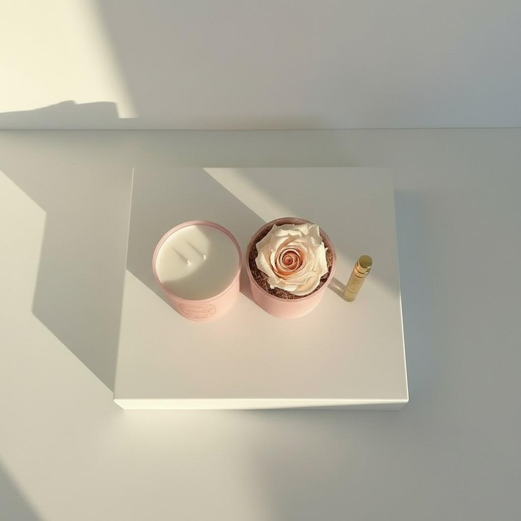 Luminous Bloom – Light & Elevation Energy Ritual Set (Glass Edition)