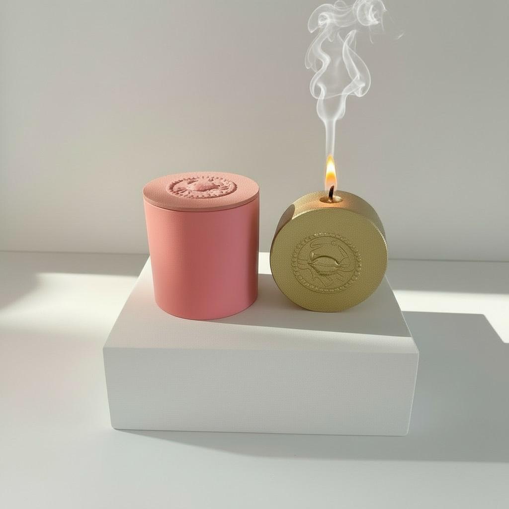 Cancer Zodiac Candle Set – Cancer Vessel with Energy Refill