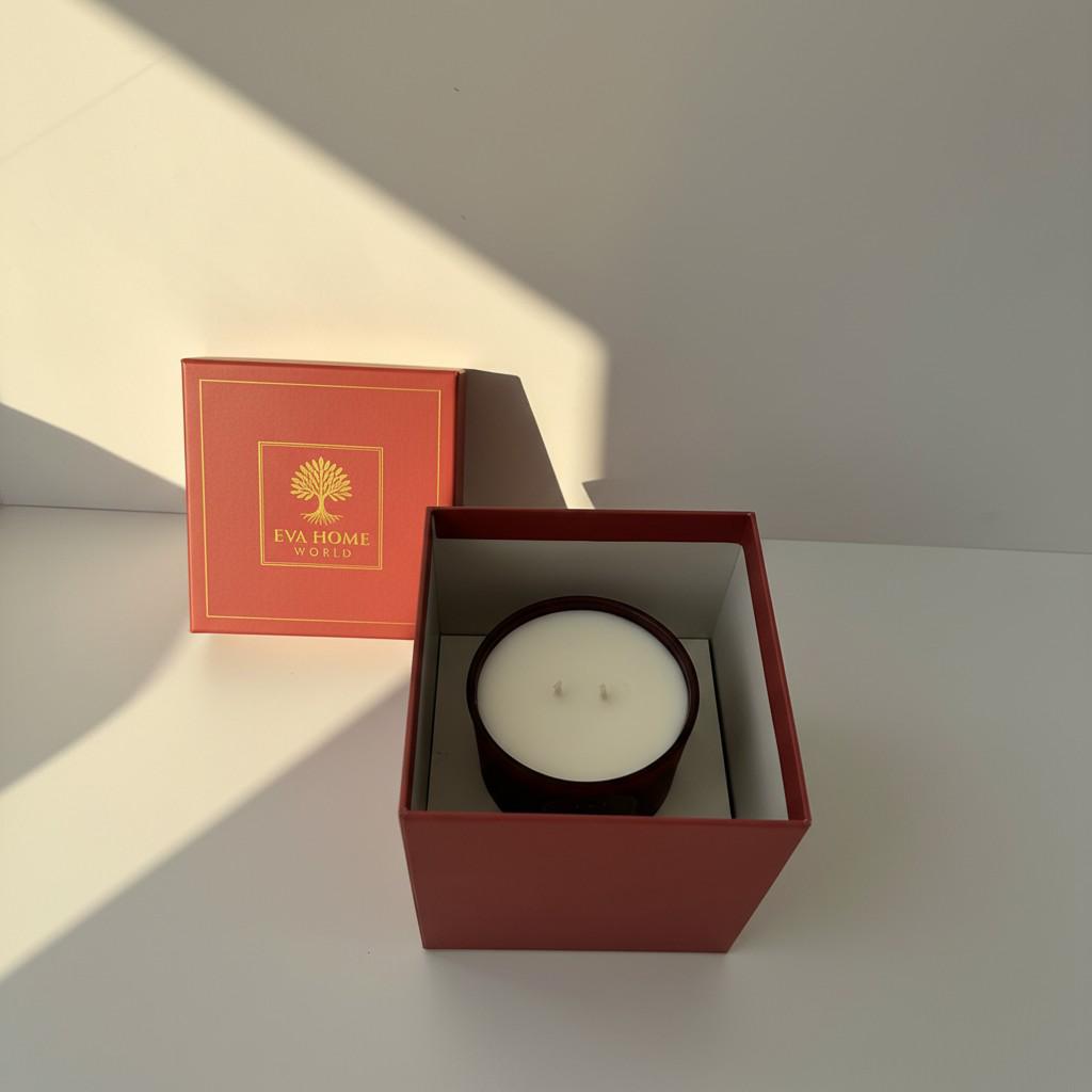 Velvet Rose – Love & Grace Energy Candle (Glass Luxury Soy Wax)