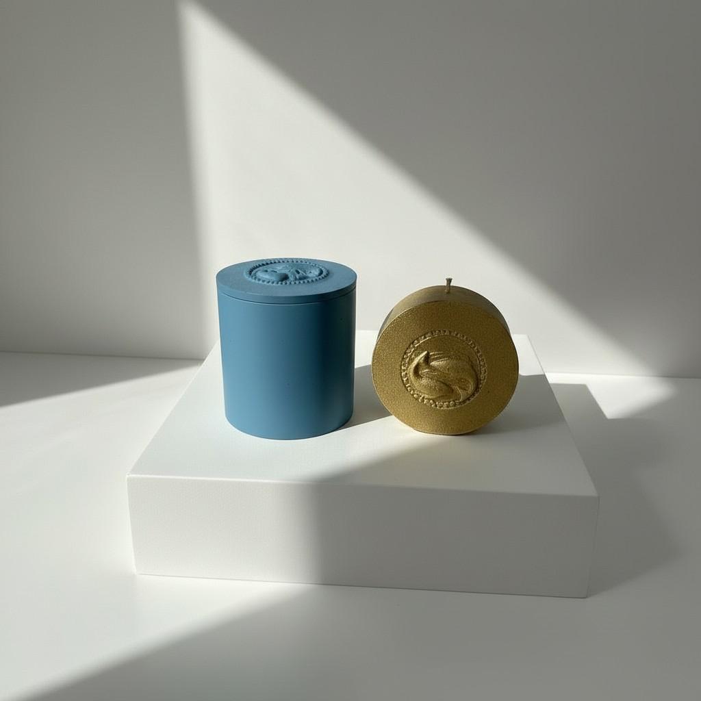 Pisces Zodiac Candle Set – Pisces Vessel with Energy Refill