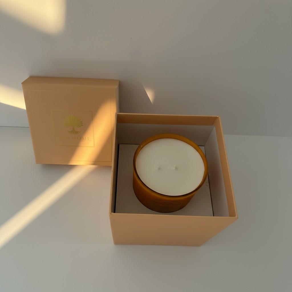 Citrus Harmony – Fresh Start &amp; Clarity Energy Candle (Glass Luxury Soy Wax)
