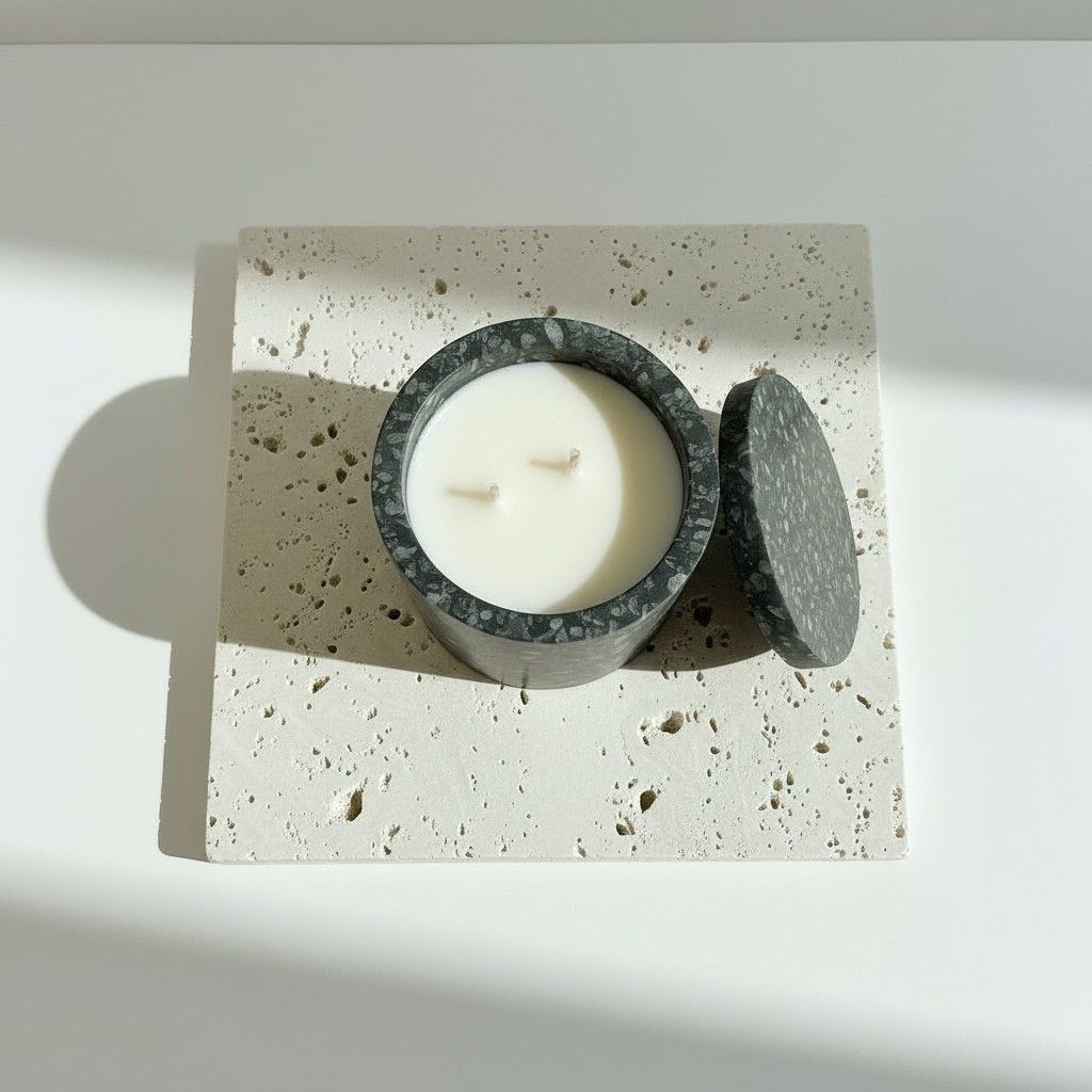 Royal Spice – Tiger Eye Energy Ritual Candle | Luxury Crystal Soy Candle