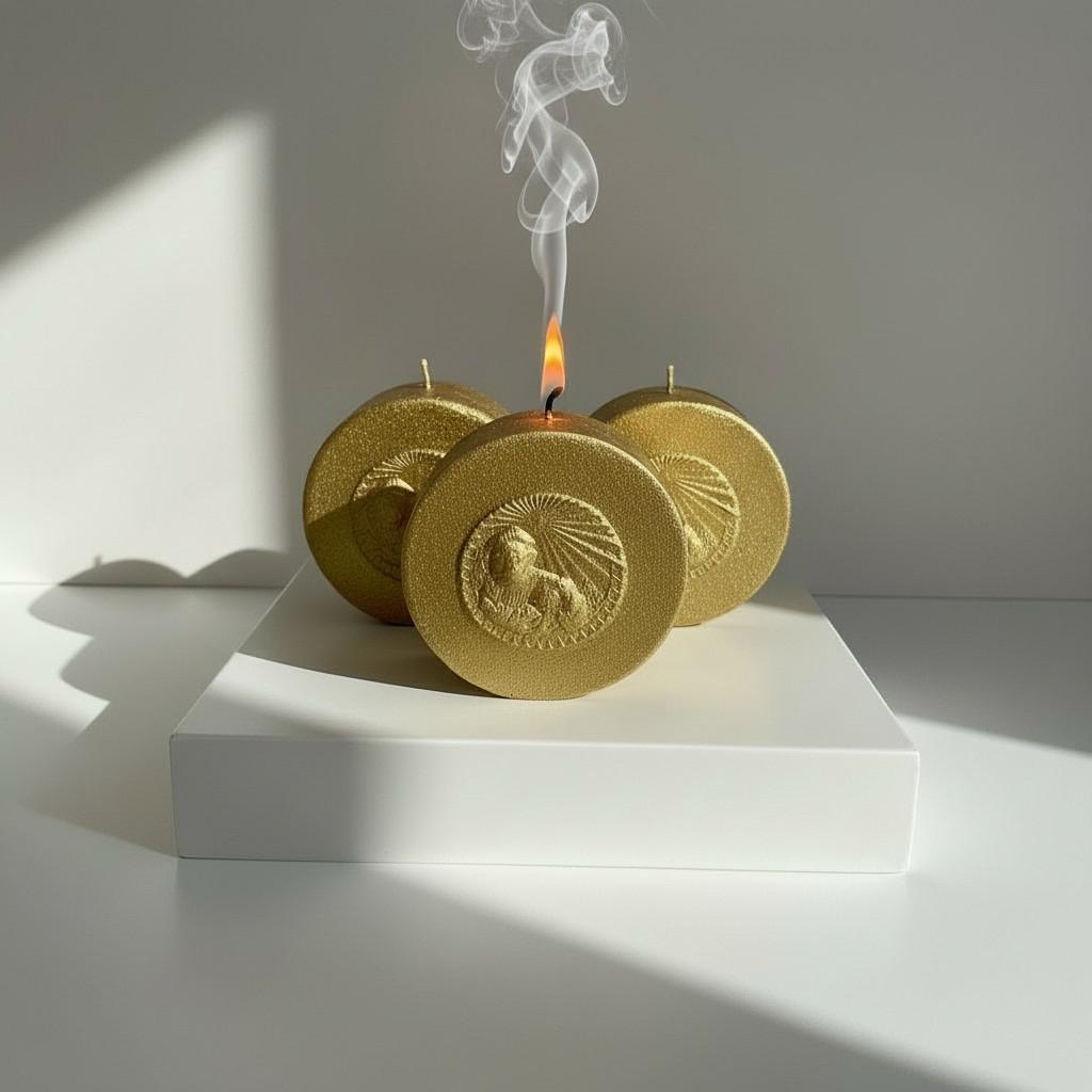 Leo Zodiac Energy Refill Set – Set of 3 Ritual Candle Refills