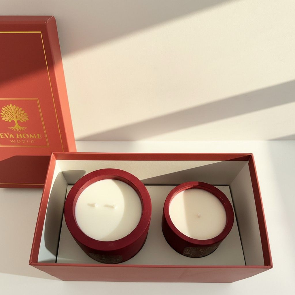 Velvet Rose – Love & Grace Energy Candle Set (10×10 + 8×8 Luxury Soy Wax)