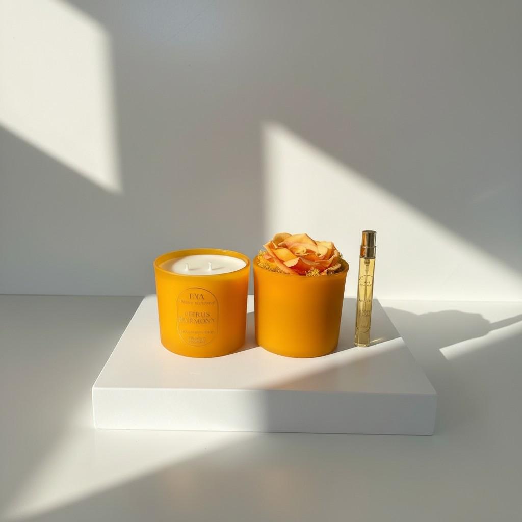 Citrus Harmony – Fresh Start & Clarity Energy Ritual Set (Glass Edition)