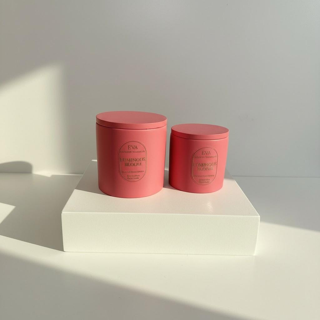 Luminous Bloom – Awakening & Light Energy Candle Set (10×10 + 8×8 Luxury Soy Wax)