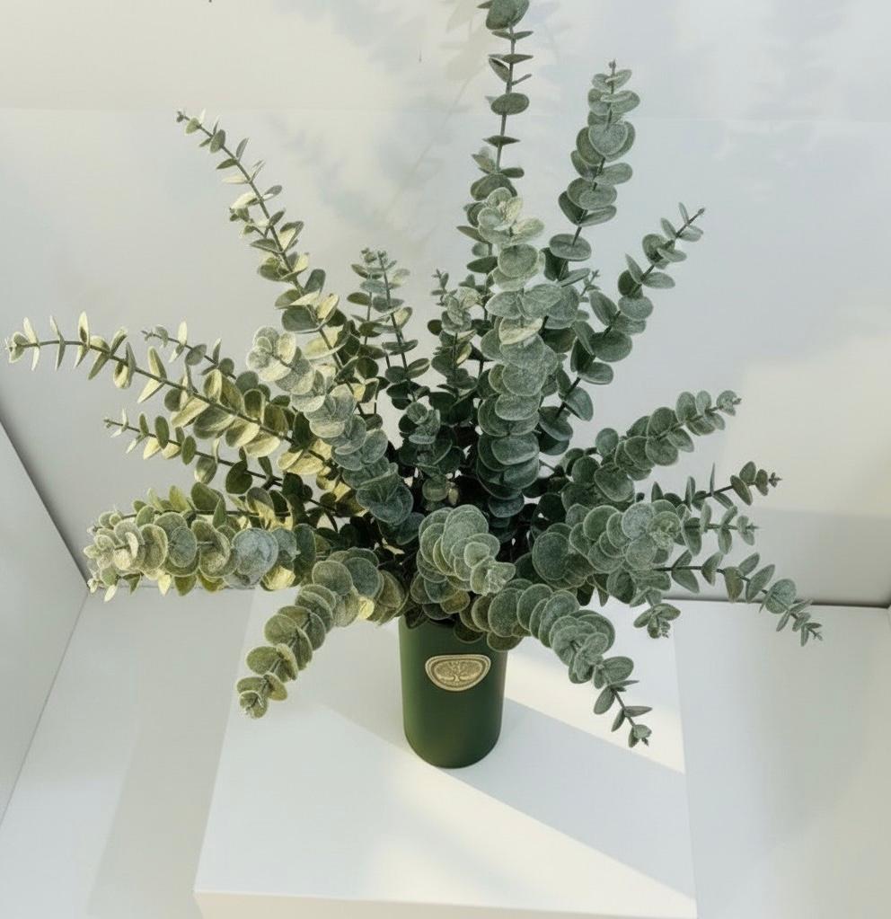 Sacred Oud Tall Decorative Vase 10x25 — Luxury Ritual Interior Piece