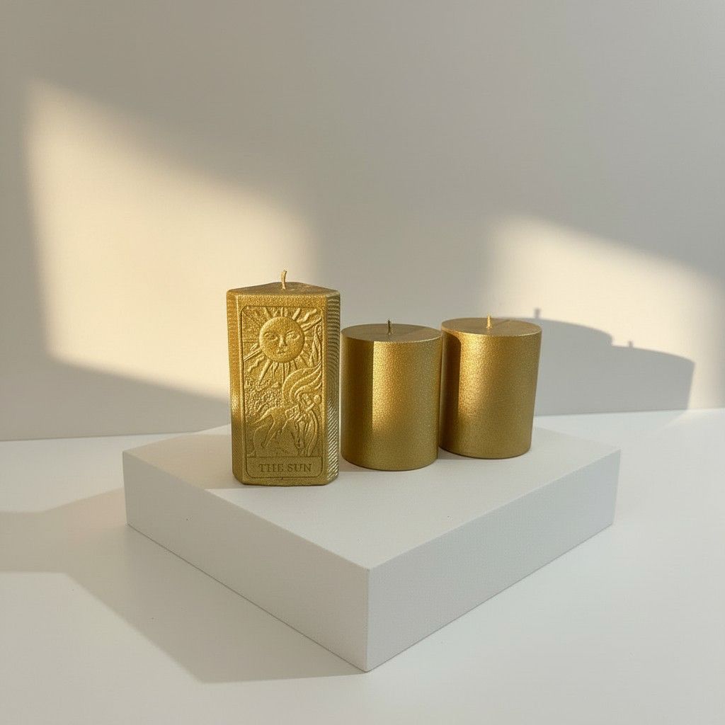 Velvet Rose Tarot Ritual Refill – Set of 3 Love & Grace Energy Candles