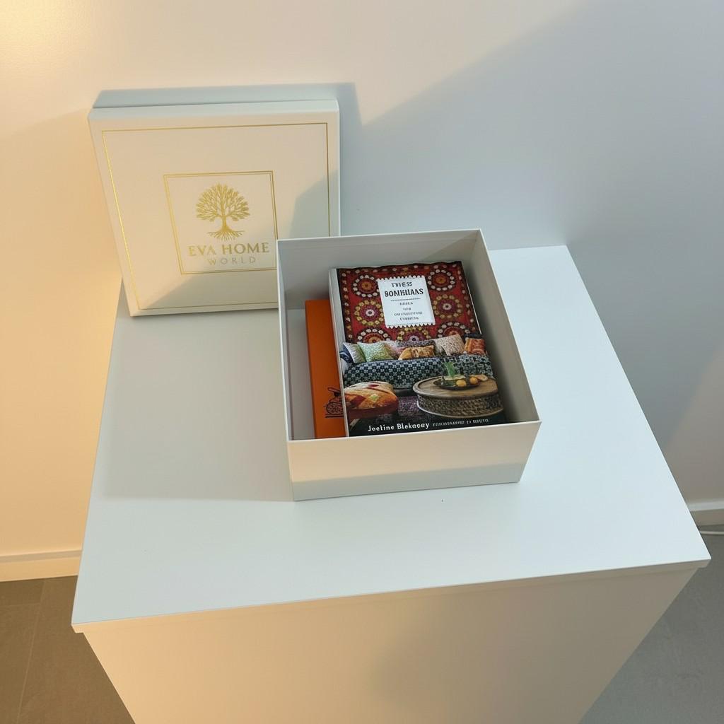 Luxury Decorative Book Box Set (2 Pieces) — Hermes & Bohemians Coffee Table Decor