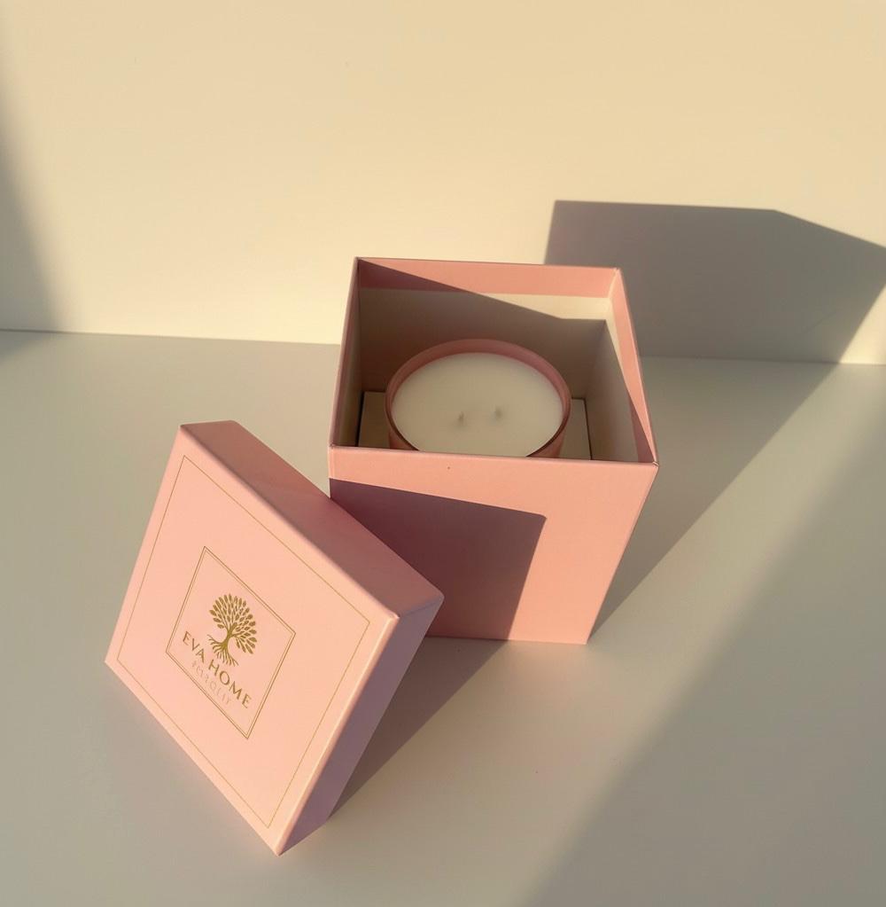 Luminous Bloom – Light &amp; Elevation Energy Candle (Glass Luxury Soy Wax)
