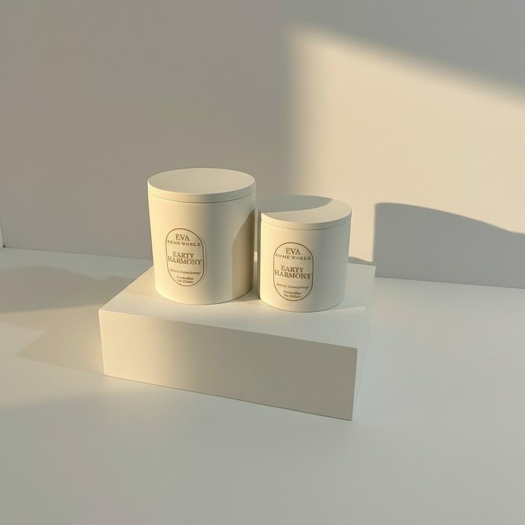 Earth Harmony – Balance & Grounding Energy Candle Set (10×10 + 8×8 Luxury Soy Wax)