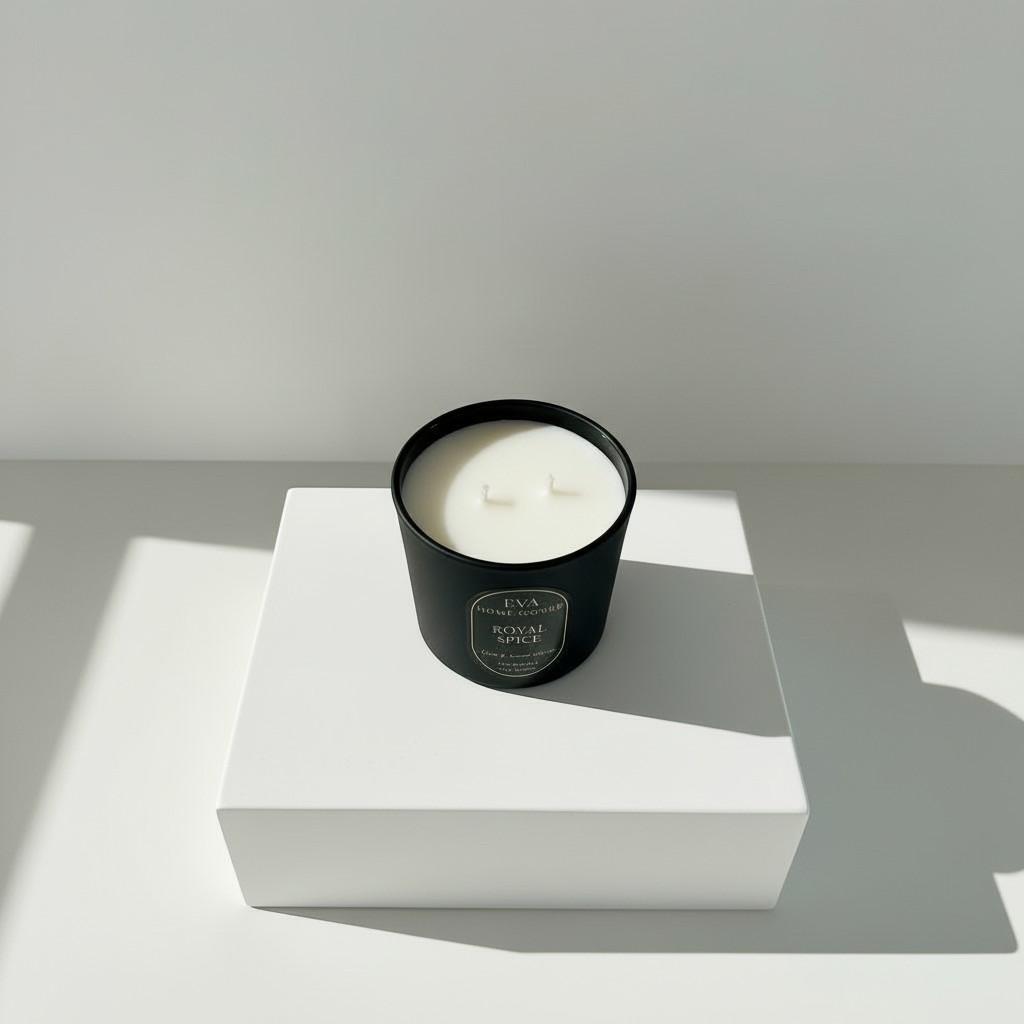 Royal Spice – Power &amp; Magnetism Energy Candle (Glass Luxury Soy Wax)
