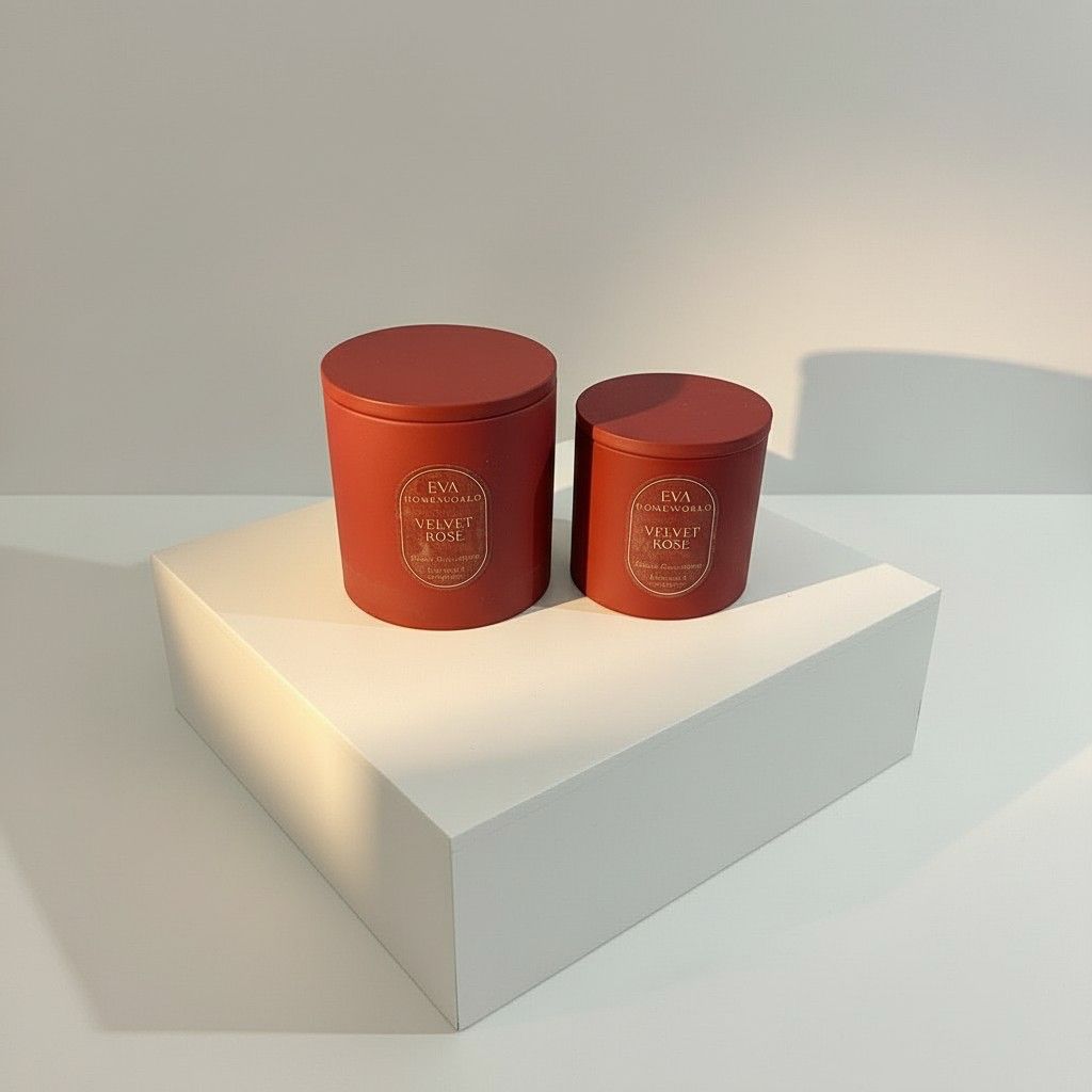 Velvet Rose – Love & Grace Energy Candle Set (10×10 + 8×8 Luxury Soy Wax)