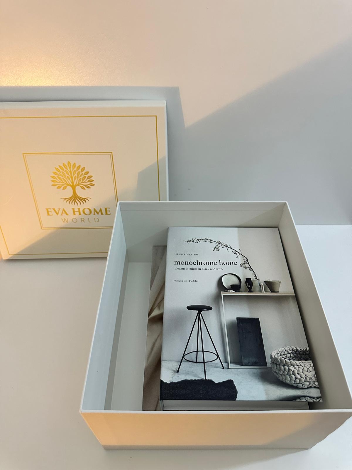 Luxury Decorative Book Box Set (2 Pieces) — Dior Inspired Coffee Table Storage Decor
