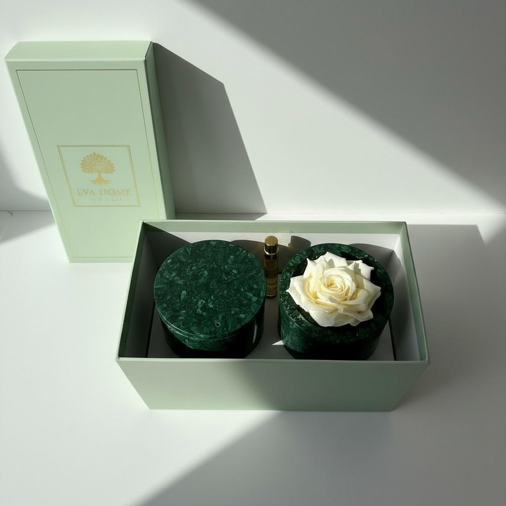 Sacred Oud – Jade & Aventurine Energy Ritual Candle | Luxury Crystal Soy Candle